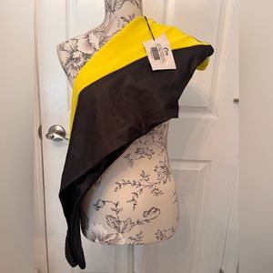 Zyia Yellow and Black Metallic Light n Tight Hi-rise 7/8 24"